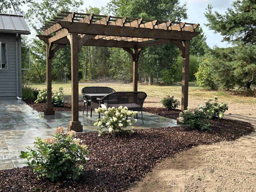 10x10 Classic Cedar Pergola, Cape Vincent, New York