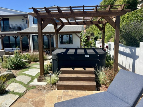 9x9 Classic Cedar Pergola, Ventura, California