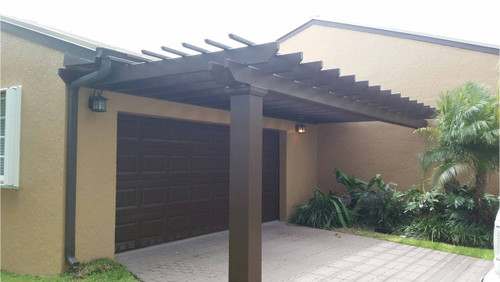 20 x 8 Attached Pergola Kit