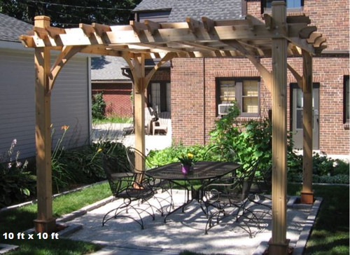 10x10 Patio Cover by PergolaKitsUSA