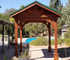 8x12 Cedar Gable Pavilion, Paso Robles, CA