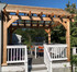 11x10 Custom Grand Cedar Pergola Kit, Medfield, MA