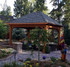 12x16 Traditional Roof Cedar Pavilion w/ Rustic Cedar Stain, Flagstaff, Arizona