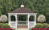 Vinyl on wood octagon gazebo kit with cupola