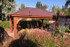 12x18 Traditional Roof Pavilion, Western Red Cedar #1 Grade, Brown metal roof, Cedar Color stain & sealant, 8in sq posts, electrical trim kit, and ceiling fan mount. Simi Valley, CA. 12x18 Traditional Roof Pavilion, Western Red Cedar #1 Grade, Brown metal roof, Cedar Color stain & sealant, 8in sq posts, electrical trim kit, and ceiling fan mount. Simi Valley, CA.