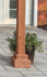 Standard Post base trim measures 11" x 11" x 9" tall for 6x6 posts Standard Post base trim measures 11" x 11" x 9" tall for 6x6 posts