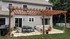 Rustic Cedar stain, Broad corner braces, Kensington tails