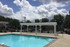 Poolside pergola at an apartment complex in New Jersey.
