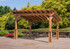 12x10 Lean-To style pavilion, rough sawn Western Red Cedar. 12x10 Lean-To style pavilion, rough sawn Western Red Cedar.