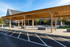 9x72 Lean-To, unstained, drop-off canopy for private school, Morristown NJ 9x72 Lean-To, unstained, drop-off canopy for private school, Morristown NJ