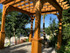 10x10 Pressure Treated Pine Serenity Pergola Kit, Gorgeous Setting in the U.S. Virgin Islands