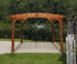12x16 Arched Cedar Pergola Kit, Wilmington, North Carolina