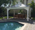 11x15 Vinyl Hip Roof Poolside Pavilion, Sarasota, Florida