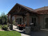 14x14 Grand Cedar Pavilion with Two Attached 9x10 Classic Cedar Pergolas, Reno, Nevada