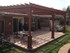 25x16 Serenity Cedar Pergola, Mahogany stain, Pittsburgh, PA