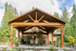 22x28 Open Gable Cedar Pavilion, Duvall, WA