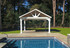 17 x 17 Gabled Roof Poolside Vinyl Pavilion, Virginia Beach, Virginia