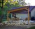 14x16 Lean-To Pavilion pressure treated pine, Crivitz, WI
