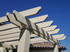 Square Columns and Almondine Custom Color on  Fiberglass Pergola, Santee, CA