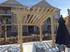 10x10 Classic Slant Roof Pressure Treated Pine Pergola Kit, Summerville, South Carolina