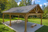 20x30 Cedar Open Gable Pavilion, Wynnewood, Pennsylvania