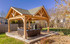 16x16 Cedar Gable Pavilion with Third Gable, Bartlett, Illinois