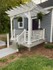 8x8 Vinyl Classic Wall-Mounted Pergola Entranceway, Urbanna, VA