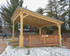16x16 Pressure Treated Pine Lean-To Pavilion, Prudenville, MI