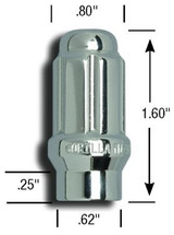 64-73 Ford Mustang Radschrauben-/Radmuttersatz - Chrom - M12x1,5