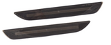 15-23 Ford Mustang Set Seitenmarkierungsleuchten - Hinten LED EU-Modell Schwarz Hinten Links und Rechts