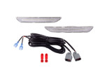 15-23 Ford Mustang Set Seitenmarkierungsleuchten - Hinten LED EU-Modell Schwarz Hinten Links und Rechts