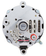 64-73 Ford Mustang Lichtmaschine - Tuff Stuff - 100 A - Chrom - Flachriemen - Intern geregelt