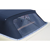 64-66 Ford Mustang (Convertible) Scheibe Cabrioverdeck - Schwarz - Twill Grain
