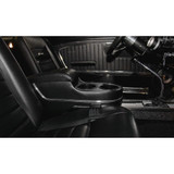65-67 Ford Mustang Mittelkonsole - Deluxe Pony Style - Schwarz - Mit original Konsole