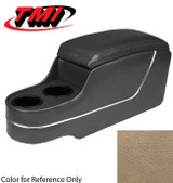 65-73 Ford Mustang (Fastback/Hardtop) Mittelkonsole - Deluxe Pony Style - Parchment - Sierra Struktur - ohne original Konsole