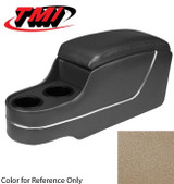 65-73 Ford Mustang (Fastback/Hardtop) Mittelkonsole - Deluxe Pony Style - Light Parchment - Sierra Struktur - ohne original Konsole