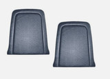 64-66 Ford Mustang Sitzbezüge - Deluxe Pony - Bench Seat - Blau/Weiß - Vorne und hinten