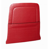 64-67 Ford Mustang Panel Rückseite Sitz - Deluxe - Mit Tasche - Bright Red