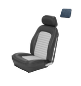 64-66 Ford Mustang (Hardtop) Sitzbezüge - Standard Sport - Blau - Vorne und hinten