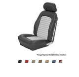 64-66 Ford Mustang (Convertible) Sitzbezüge - Standard Sport - Schwarz - Vorne und hinten