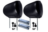 64-67 Ford Mustang Kopfstütze - Standard - Schwarz