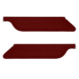 64-66 Ford Mustang (Fastback/Hardtop) Sonnenblenden Set - Dunkelrot