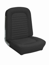 1966 Ford Mustang Sitzbezüge - Standard - Schwarz - Vorne