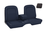 1967 Ford Mustang (Hardtop) Sitzbezüge - Standard - Bench Seat - Schwarz - Vorne und hinten