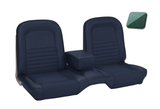 1967 Ford Mustang (Hardtop) Sitzbezüge - Standard - Bench Seat - Türkis - Vorne und hinten