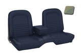1967 Ford Mustang (Convertible) Sitzbezüge - Standard - Bench Seat - Ivy Gold - Vorne und hinten