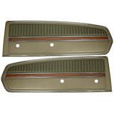 1968 Ford Mustang Set Türverkleidung - Deluxe - Ivy Gold Links und Rechts