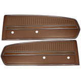 1968 Ford Mustang Set Türverkleidung - Deluxe - Saddle Links und Rechts