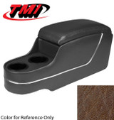 65-73 Ford Mustang (Fastback/Hardtop) Mittelkonsole - Deluxe Pony Style - Dunkel Ingwer - Corinthian Struktur - ohne original Konsole