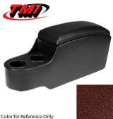 65-73 Ford Mustang (Fastback/Hardtop) Mittelkonsole - Standard Classic - Dunkelrot - Corinthian Struktur - ohne original Konsole
